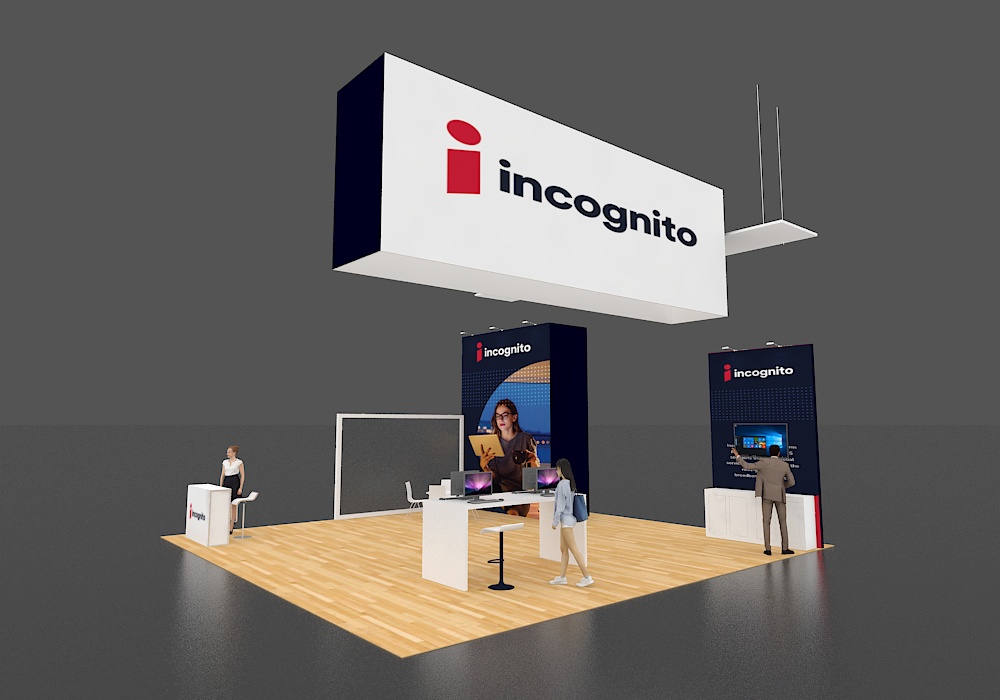 Exhibit 30x30 with dual LED product displays