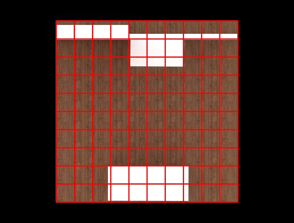 10×10 trade-show stand with interactive demo space in front