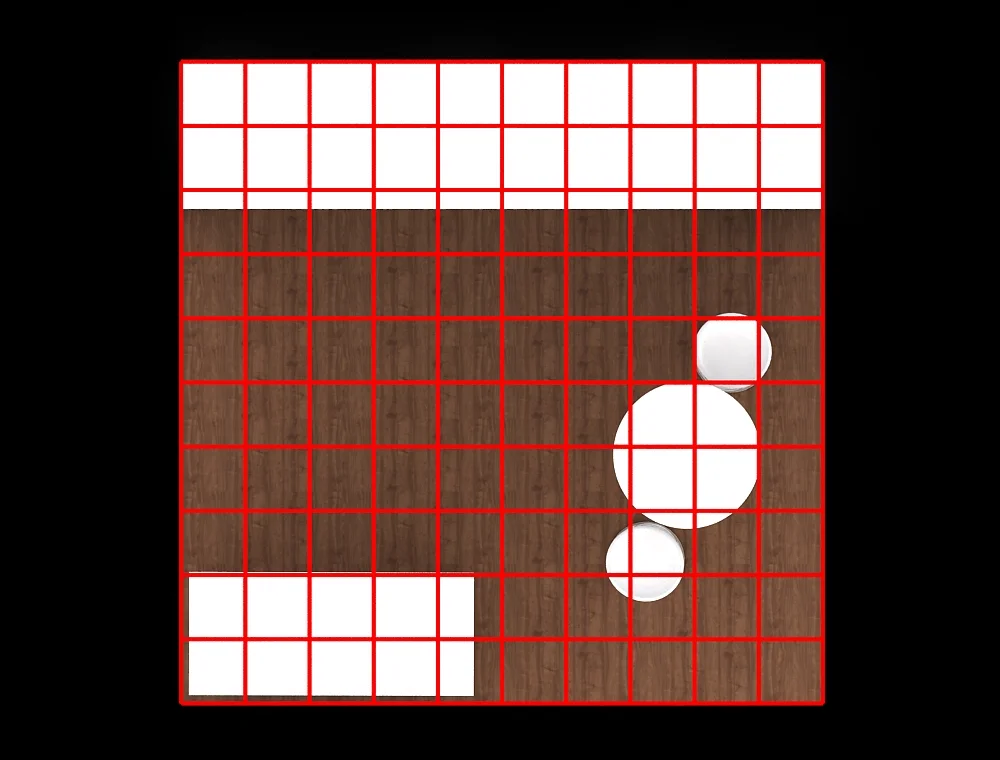 Trade show exhibit 10×10 with bold artwork backdrop