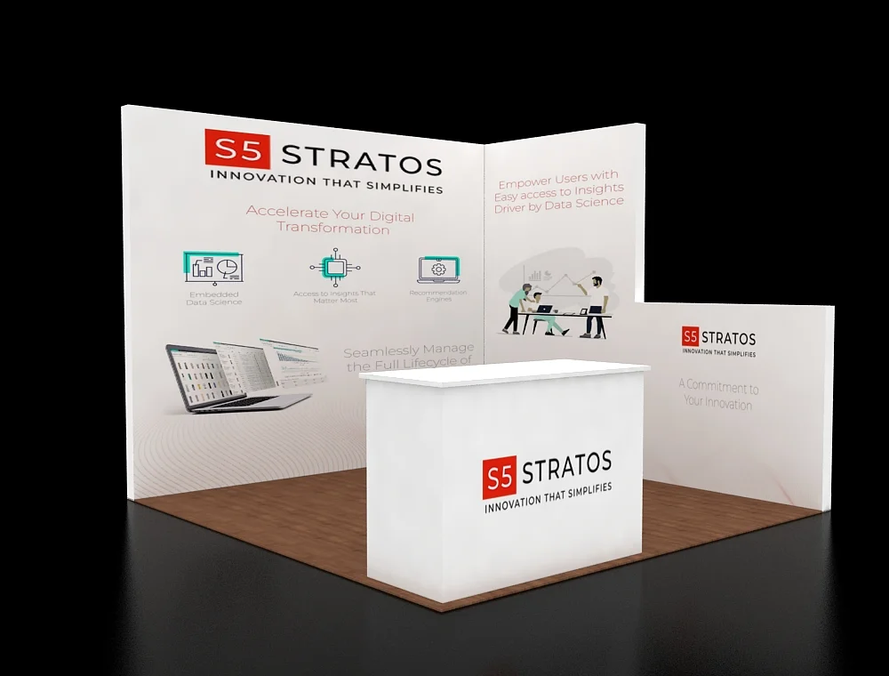 Booth 10×10 with reception counter