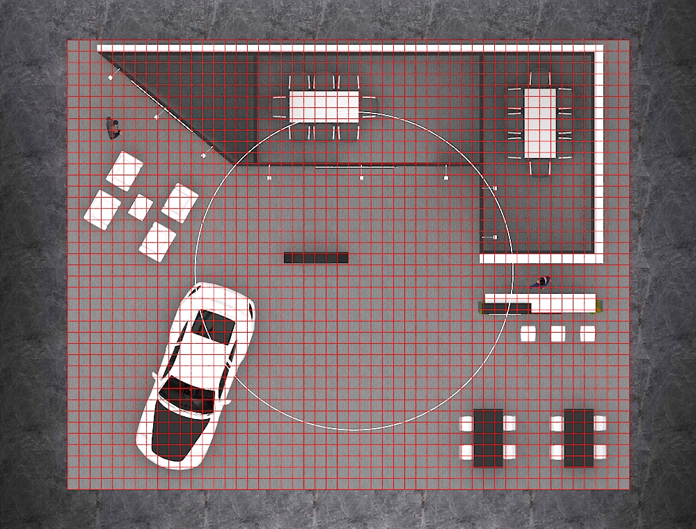 Interactive 40x50 booth with VR display