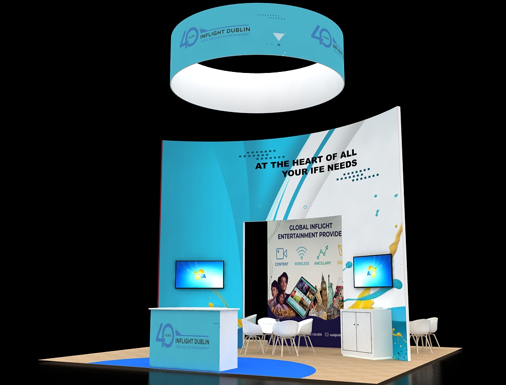 20x20 trade show displays