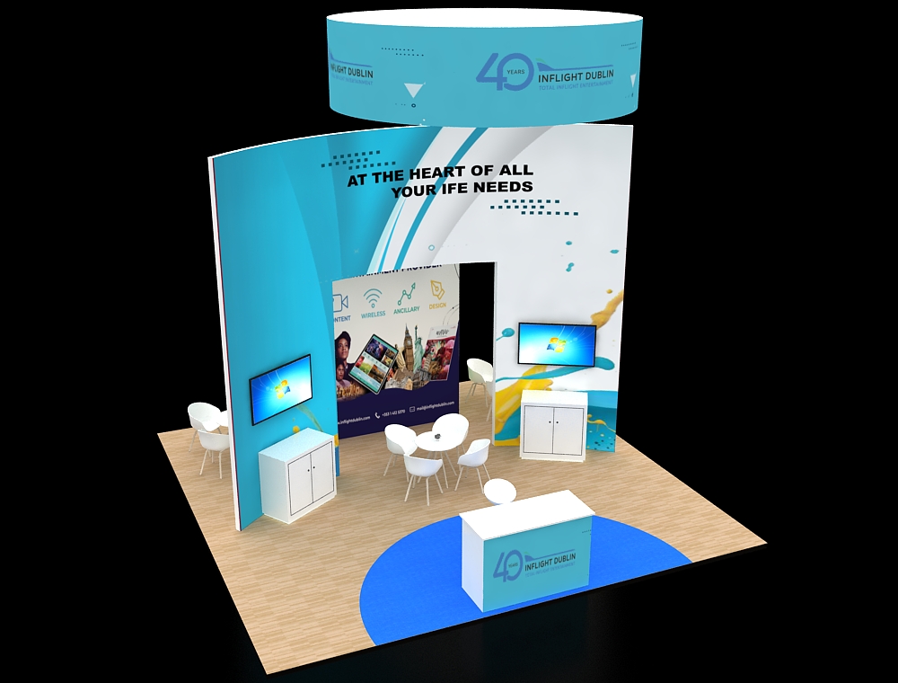 20x20 trade show displays
