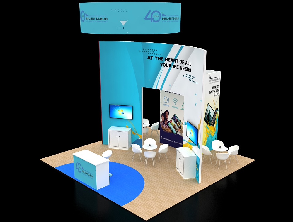20x20 trade show displays