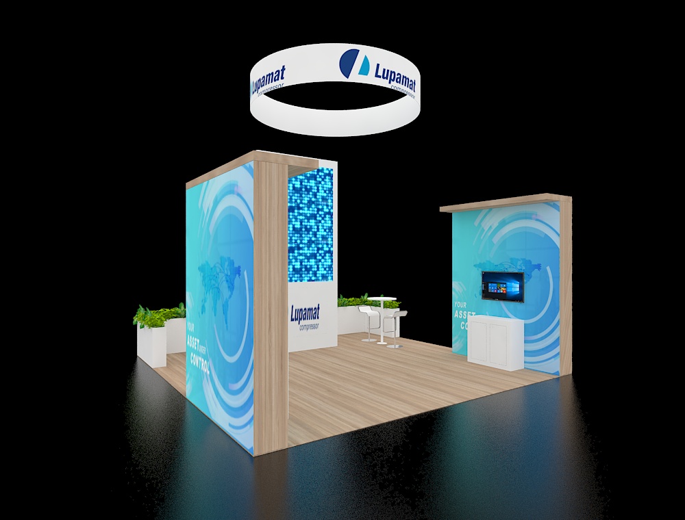 20x20 trade show displays