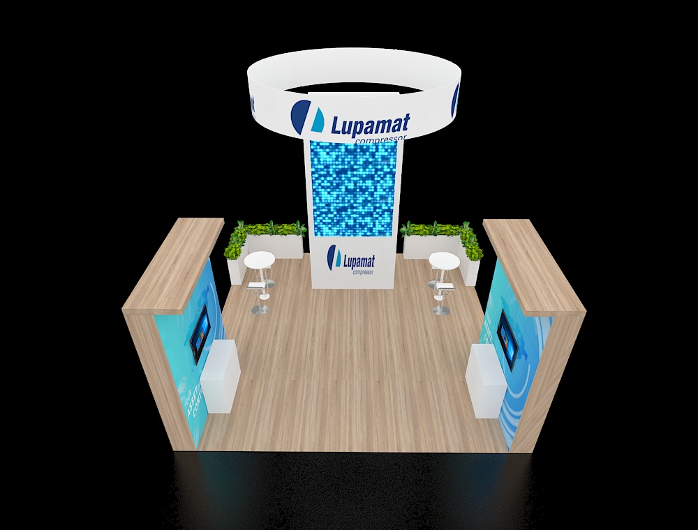 20x20 trade show displays