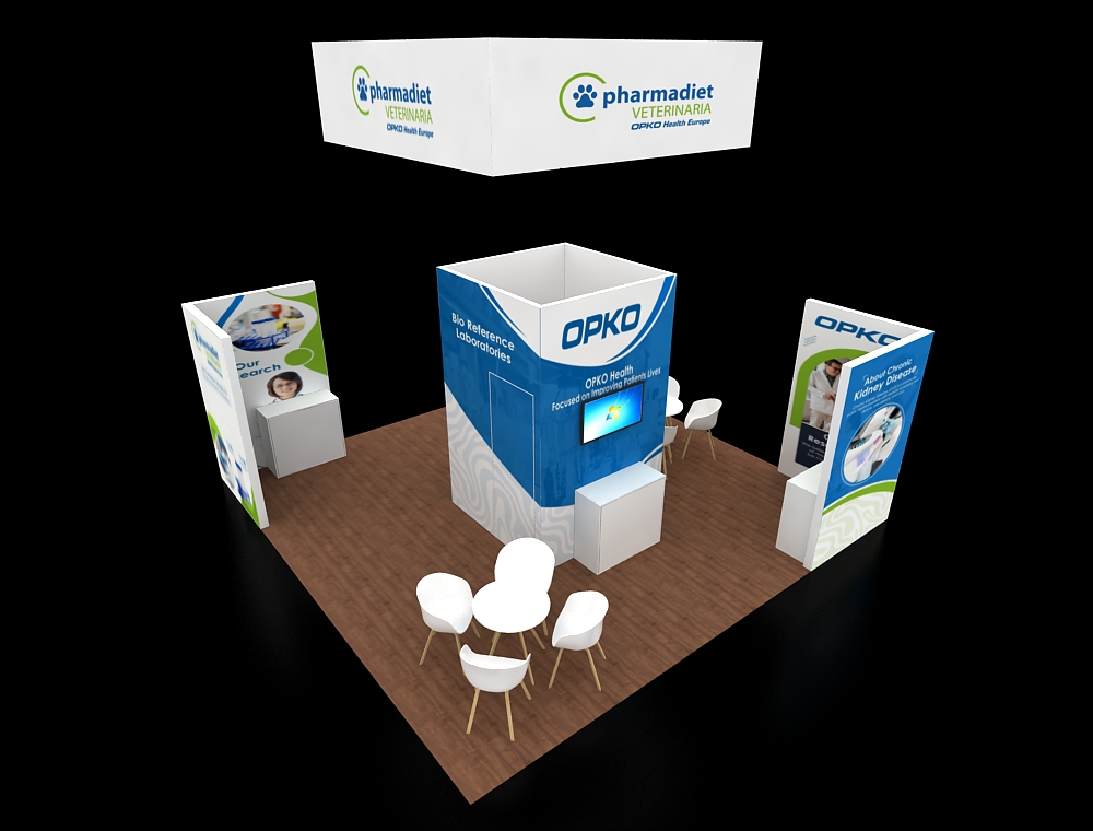 20x20 trade show displays