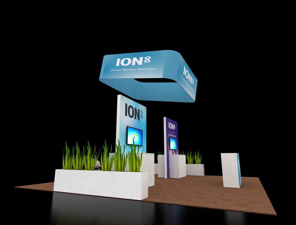 20x20 trade show displays