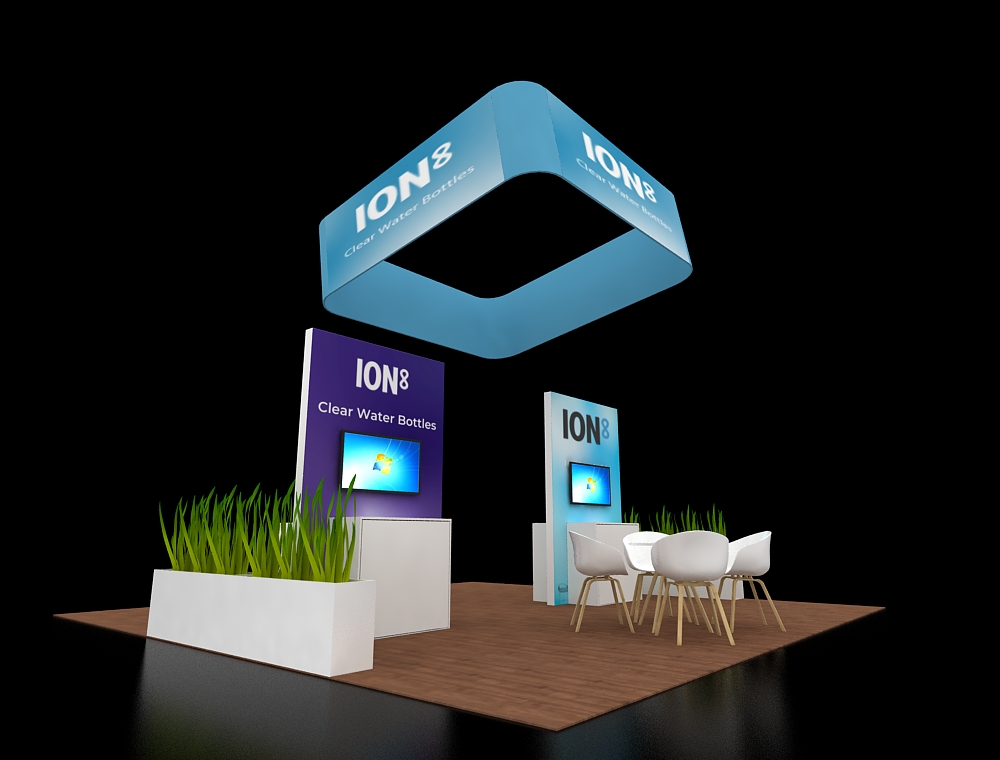 20x20 trade show displays