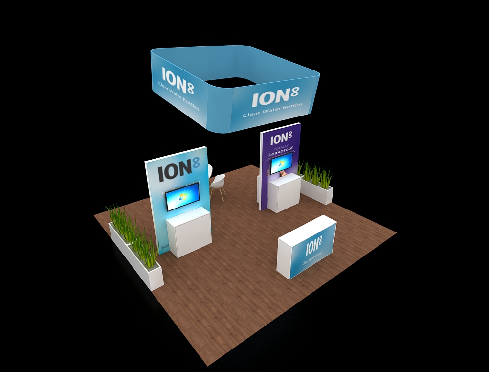 20x20 trade show displays