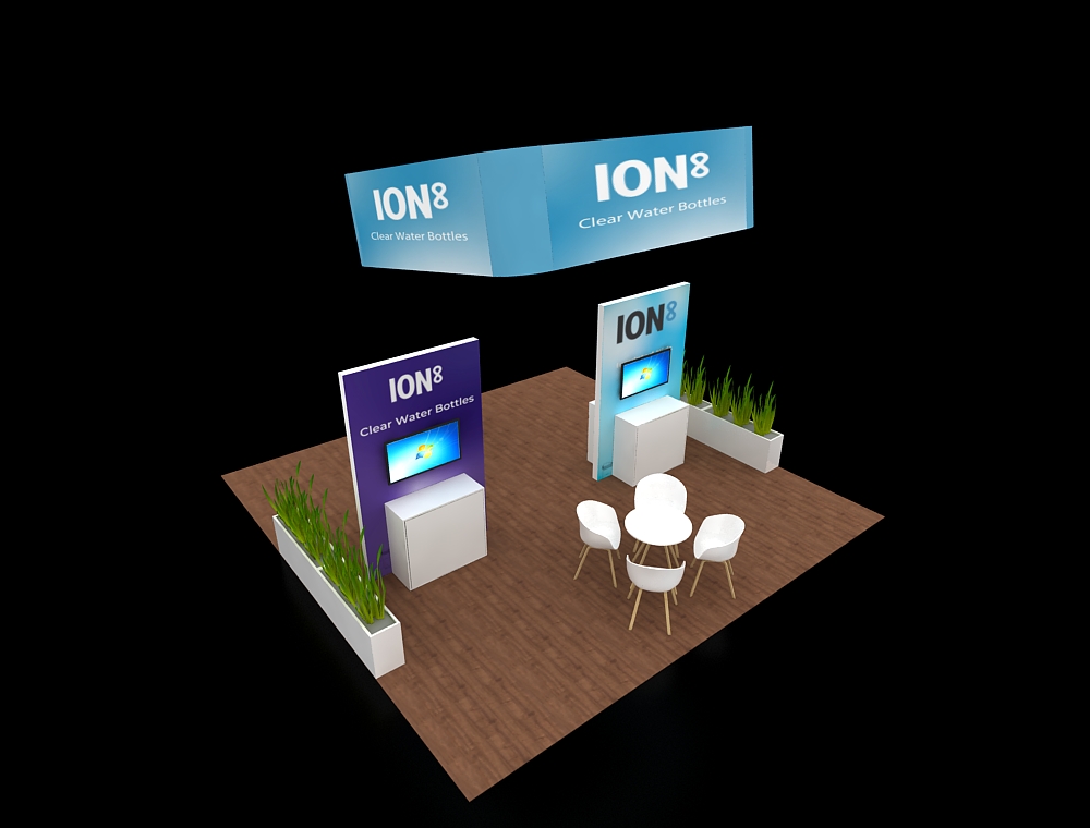 20x20 trade show displays