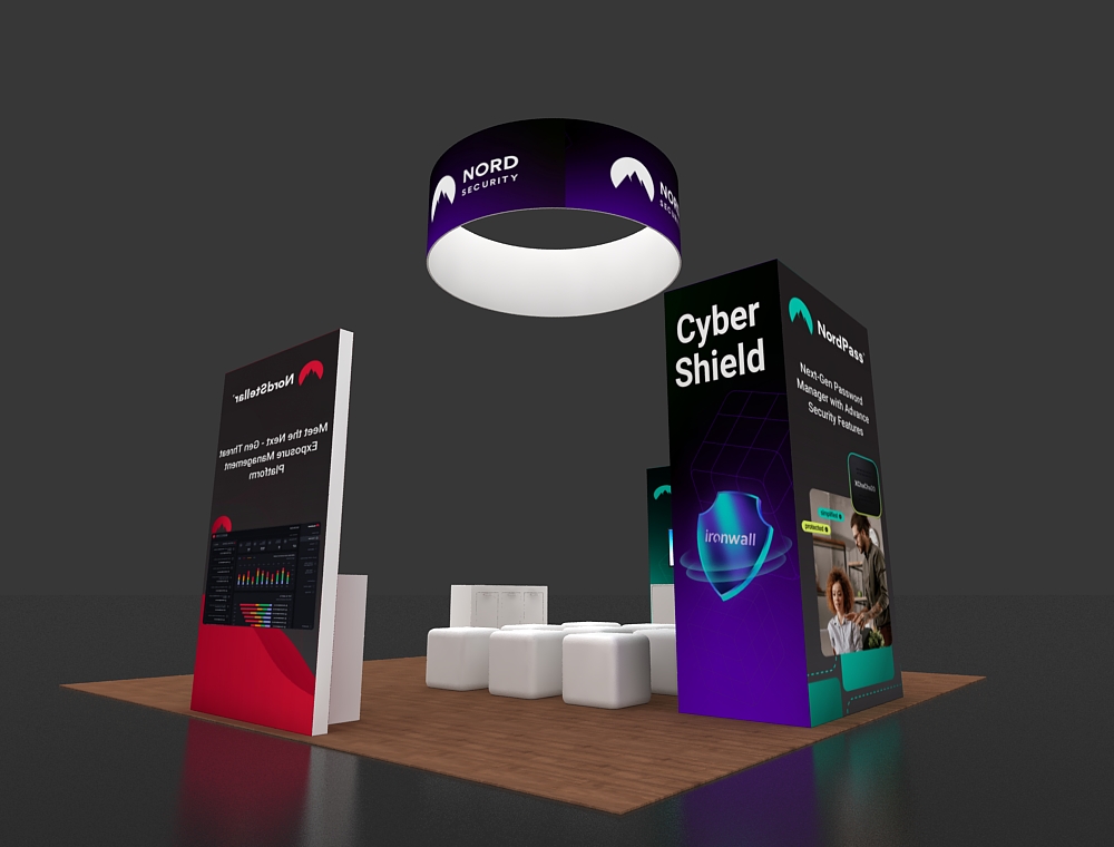 20x20 trade show displays