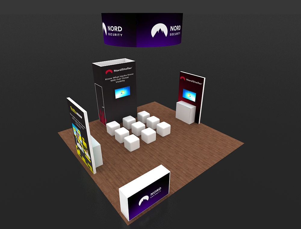 20x20 trade show displays