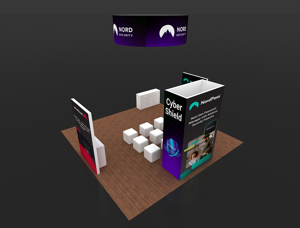 20x20 trade show displays