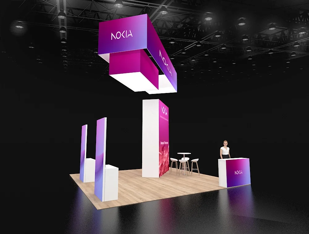 20x20 trade show displays