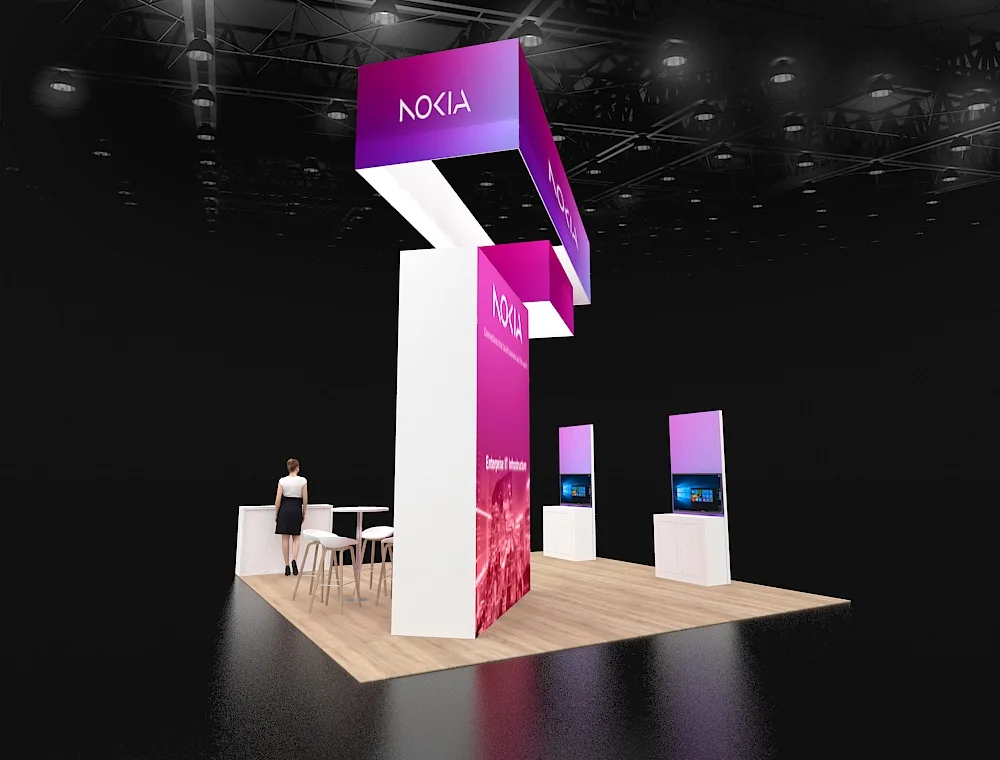 20x20 trade show displays