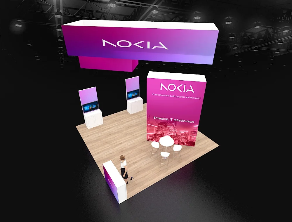 20x20 trade show displays