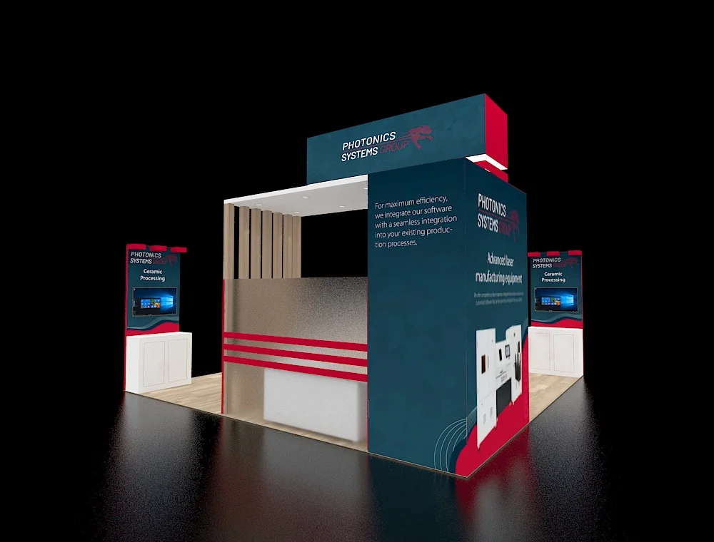20x20 trade show displays