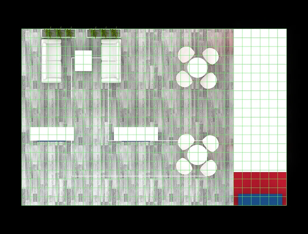 20x30 trade booth with interactive screens